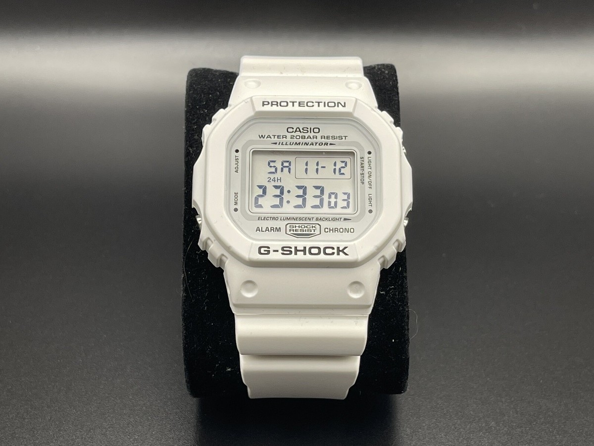 ⭐️ Casio G-SHOCK SQUARE White Unisex G Shock DIGITAL WATCH ⭐️ Casio G-SHOCK SQUARE White Unisex G Shock DIGITAL WATCH