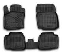 GummifußMatten FüR Ford Mondeo MK4 2010-2014 3D Passform Hoher Rand Gummimatten