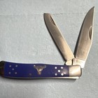 Cattlemans Cutlery CC0002BL Manual Clip Point Pocketknife SS Slipjoint Blue 2B — photo 2
