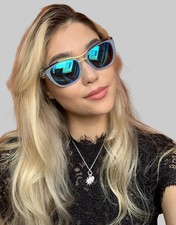 New Polarized Gianfranco Ferr  GF Ferre GFF 1105 002 Blue Women's Sunglasses