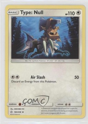 Type: Null Pokémon Sun & Moon Cosmic Eclipse #183