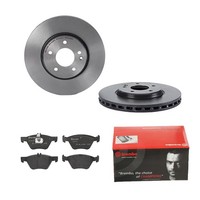Brembo Bremsscheiben Ø300MM + BremsbelÄGe Vorne FÜR MERCEDES-BENZ E-KLASSE CLK