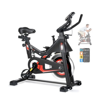 Heimtrainer Fahrrad Pulsmesser mit LCD-Monitor mit Filz-Bremssystem