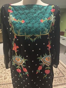 Clearance Sale New Pakistani Indian Designer Shalwar Kameez Party Sari Tunic XL