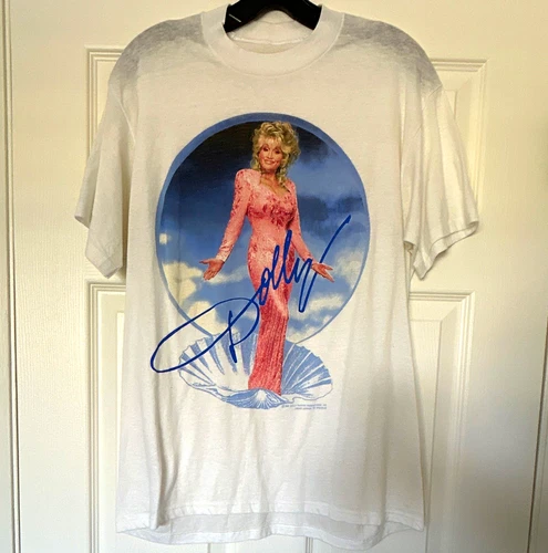 Brockum Vintage Dolly Parton Dollywood 80s Tour T-Shirt 1980s vintage concert t-shirt, vintage, size XL, single stitch, B+ condition