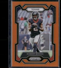 2023 Panini Prizm Robert Woods Orange Prizm 097/249 #123 Houston Texans