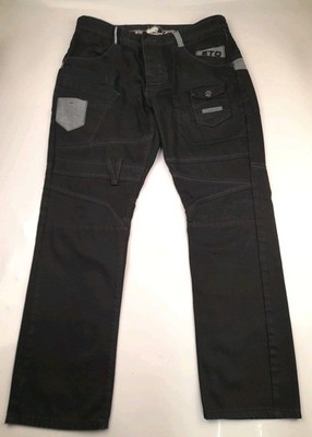 ETO 9901 Dark Denim Black Jeans Kaka Fit Size 36R