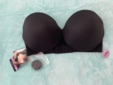 Maidenform NWT Women's Black Strapless Bra with Strap Accessories Size 34D
