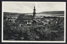 St. Wendel, Stadtansicht mit Kirche, Ansichts...
