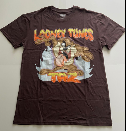 Looney Tunes - Adult T-Shirt | Tasmanian Devil Artwork | Size Medium