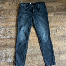 KUT from the Kloth Donna Ankle Skinny Jeans Size 4 Dark Wash Faded Denim