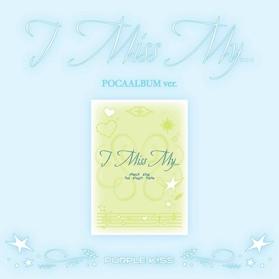 PURPLE KISS [I MISS MY] 2nd Single Album POCA Ver/QR+2 Foto Karte+2 Sticker+GIFT