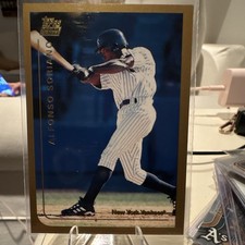 1999 Topps Alfonso Soriano Rookie Card New York Yankees #T65. rookie card picture