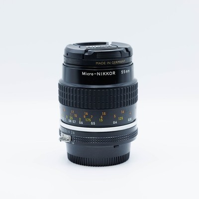 Nikon Micro-NIKKOR 55mm f/2.8 AI-S Macro Lens F Mount Vintage