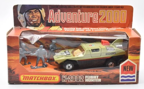 Matchbox Lesney Adventure 2000 K 2002 Flight Hunter. Super Kings. England Base
