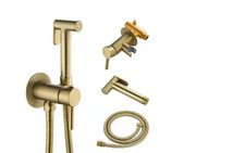 Single-Handle Bidet Faucet with Handle Warm Water Wall Mount Bidet Sprayer