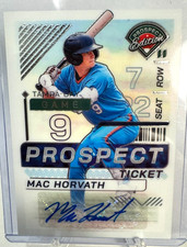 2024 Panini Prospect | Mac Horvath #19 | Sticker Auto | Prospect