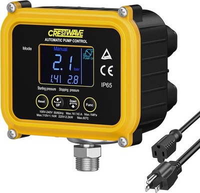 Smart Adjustable Pressure Switch for Well Pump Automatic Water Pumps Cables Inc.