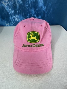 John Deere Pink Toddler Stretch Hat Farm Nothing Runs Like A Deere Agriculture