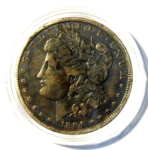 1894o Morgan Silver Dollar, VF-XF, Low Mintage! Free Shipping!