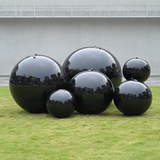 AplusChoice Inflatable Mirror Ball Giant for Party Wedding Event Black 6PCS