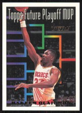 1993 TOPPS HAKEEM OLAJUWON 205 MINT FUTURE PLAYOFF MVP GOLD HOUSTON ROCKETS