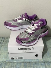 Saucony Kids Omni 9 Purple Black Lace - Up Sneakers Size 7 New