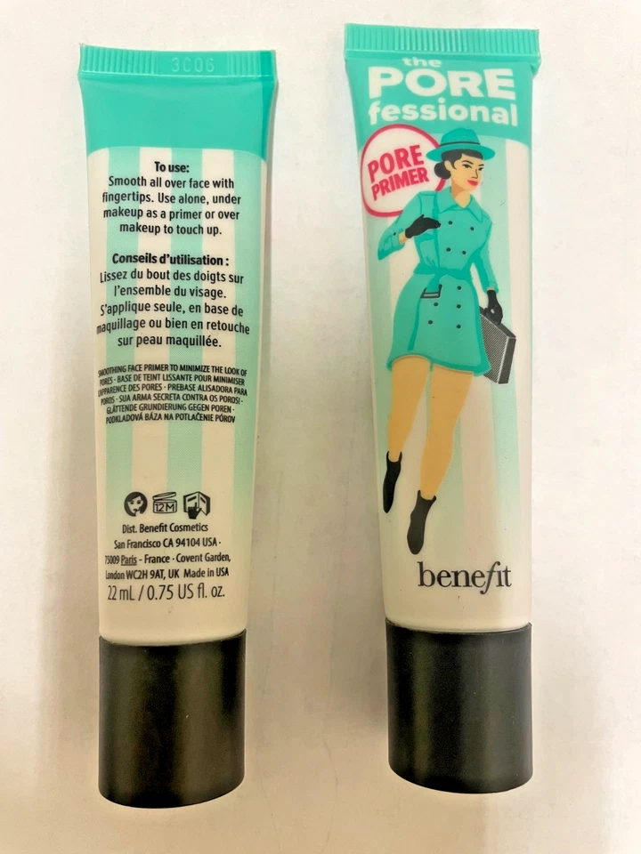 Benefit The PORE fessional Pore Primer .75 oz./22ml. 2 Pack No box NEW & SEALED - Image 2 of 2