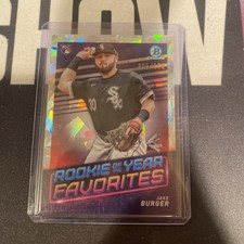 2022 Bowman Rookie of the Year Favorites Jake Burger #ROYF-6 Refractor /150 (RC)