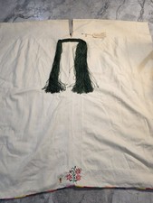 Borlas bordadas tejidas a mano boho vintage años 60 Yalálag Huipil Oaxaca México