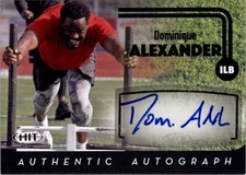 2016 SAGE HIT Autographs #A9 Dominique Alexander Auto - FB
