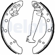 Bremsbackensatz hinten für VW Polo 6N1 6N2 6V5 3 6V2 4 9A4 9N 9N2 5 6R1 | 23885