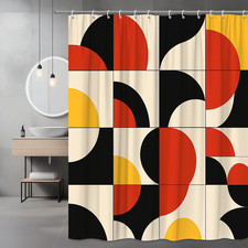 Colorful Abstract Shower Curtain - Modern Bathroom Decor