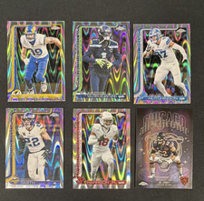 2025 Topps Chrome NFL 6 Card Lot Hutchinson, Smith, Higbee, MVS, Harrison Jr.  