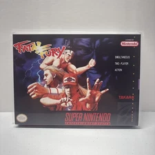 Fatal Fury SNES Universal Game Case for Game Cartridge *CASE ONLY*