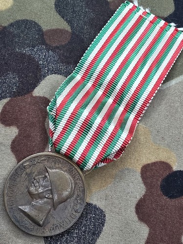ITALO-AUSTRIAN WAR 1915-1918 COMMEMORATIVE BRONZE MEDAL w/Ribbon 