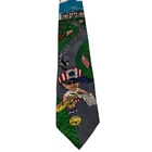 CELEBRITY SPOOFS Mens Silk Necktie ITALY Designer Geometric Multi-Color EUC Rare