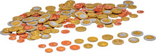 WISSNER 80610.16 Aktiv Lernen - 160 EURO Rechengeld Münzen - Re-Plastic