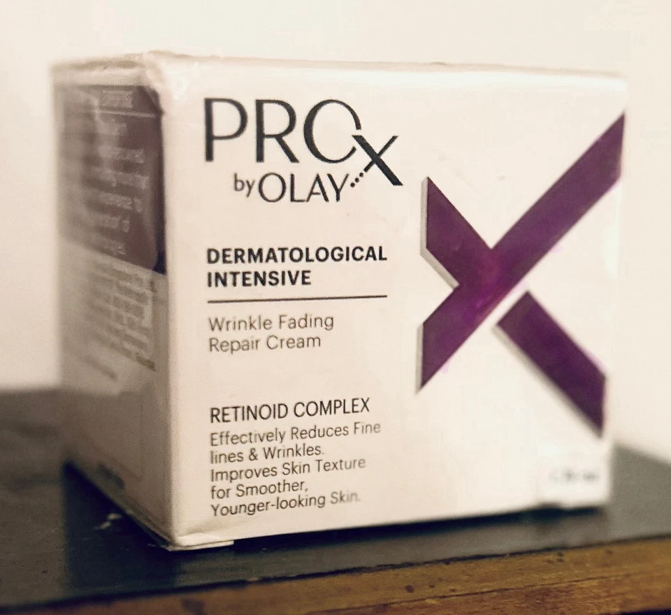 Crema reparadora de desvanecimiento de arrugas Olay ProX 1,7 oz nueva sellada ~ 100 % auténtica Foto 2 de 4