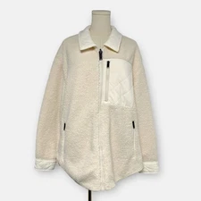 Moose Knuckles Women's Cambridge Sherpa Reversible Shirt Jacket Size Large