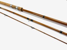 Hardy The General Rod 12′ 3 Piece Float Rod Whole & Split Cane Green Whipped ...