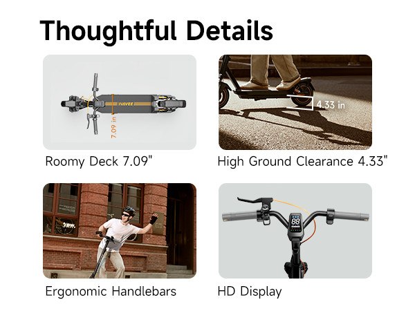 NAVEE GT3 Adult E-Scooter, Foldable, Fast 20MPH, Long Range, 10" Tires, Portable
