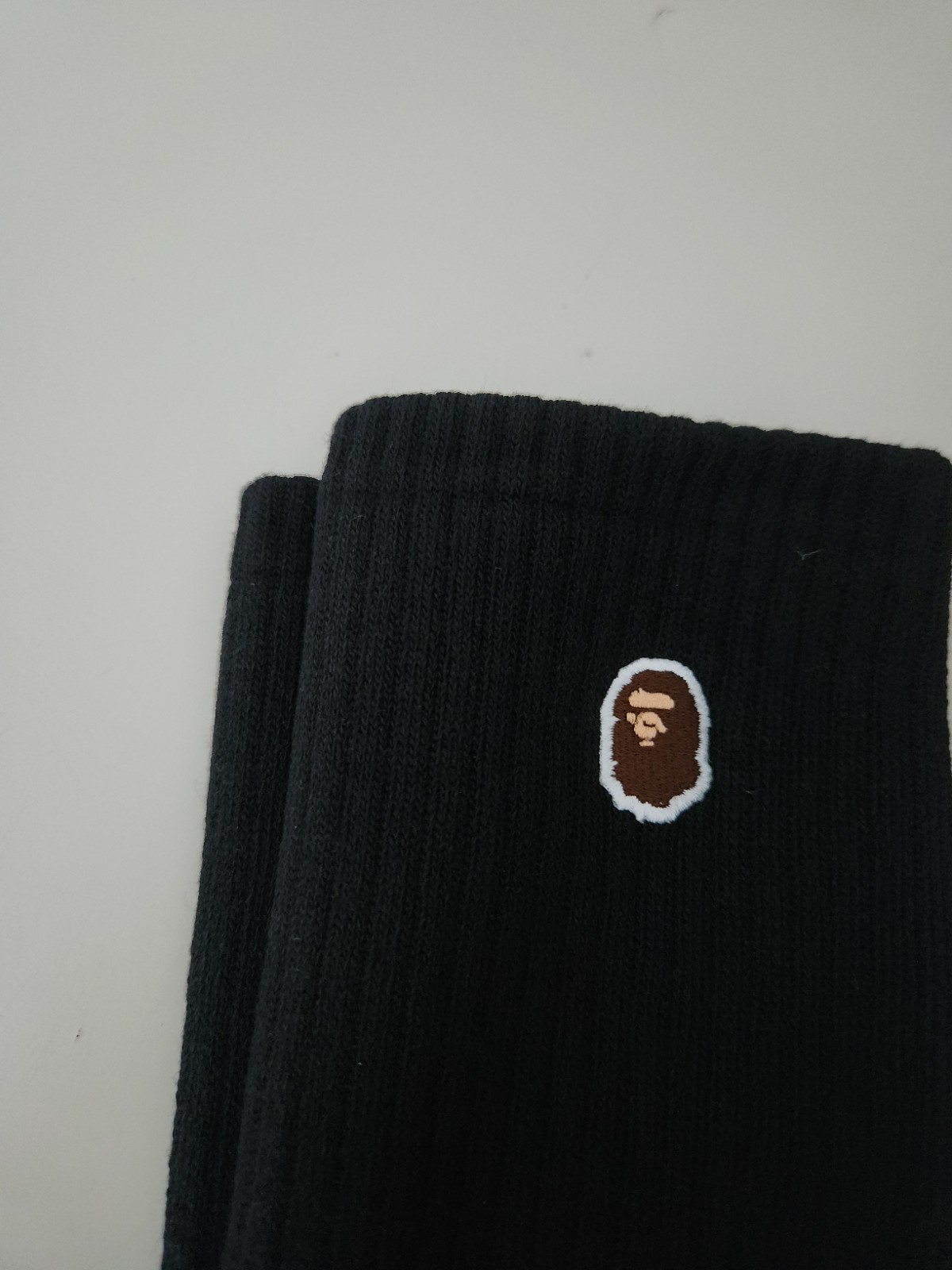 A BATHING Ape Head one point black socks 3 pack L large UK 9-11 Japan BAPE thumbnail 4