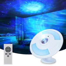UFO Galaxy Projector-RGB Changing Nebula Projector Lamp w/USB Charging Remote US