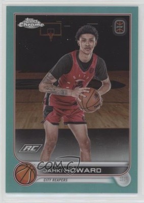 2022 Topps Chrome OTE Overtime Elite Aqua Refractor /199 Jahki Howard #88 0j35