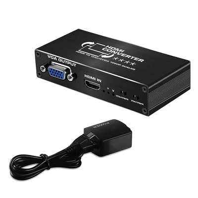 New HDMI to YPbPr VGA Scaler Converter with Toslink Audio Output for PS4 TV DVD