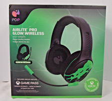 PDP Airlite Pro Glow Wireless Jolt Green Stereo Gaming Headset For Xbox New