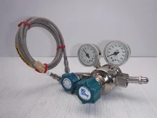 Advanced Specialty Gas Equipment UPG25 Pressure Regulator 550689 w/ USG Gauges