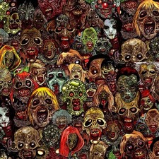 Zombieland - 20" x 38" Hydrographic Film Hydro Dipping