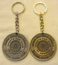2 Sports Car Club of America, Rocky Mountain Solo 2003 Key Rings Keyrings SCCA
